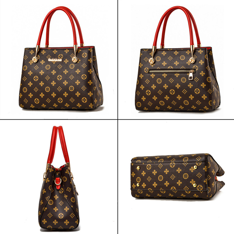 秋冬2021新款简约大气中年手提包 贵悦女士包袋