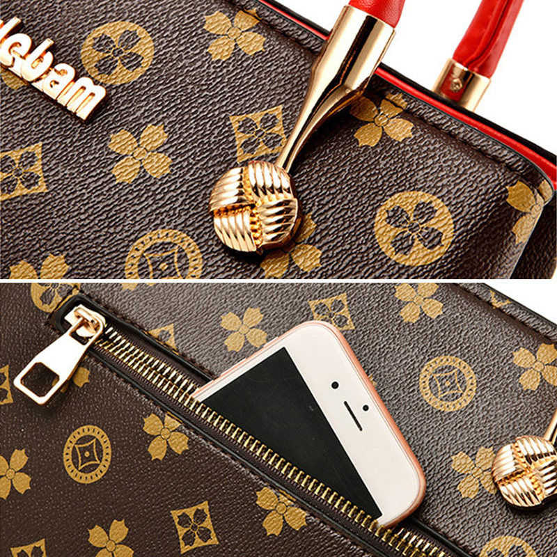 秋冬2021新款简约大气中年手提包 贵悦女士包袋