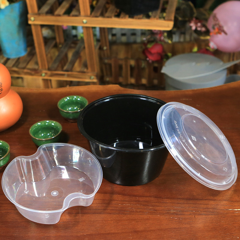 一次性餐盒汤面分离外卖打包盒上下双层麻辣烫拉面专用餐盒,淘宝优惠券,粉丝福利购,淘宝优惠卷