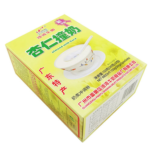 沙湾杏仁撞奶150g 盒装  即冲饮品自制甜品 沙湾杏仁奶 - 图2