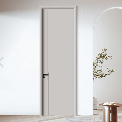 室内门家用卧室门免漆门出租房门复合套装门烤漆复合实木白色现货 - 图2