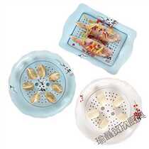 Steamed fish dishes Steamed Fish Dishes Steamed Fish Dishes Home Steamed Fish Pan Bones Porcelain Ceramic Water Dumplings Drain Double Plate