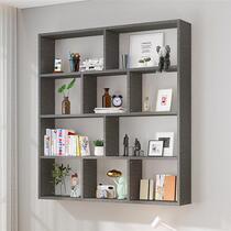 High-end Wall Suspended Bookshelf Solid Wood Wall Shelf Shelve Shelve Wall-mounted Dining Wall Wall Closet Wall