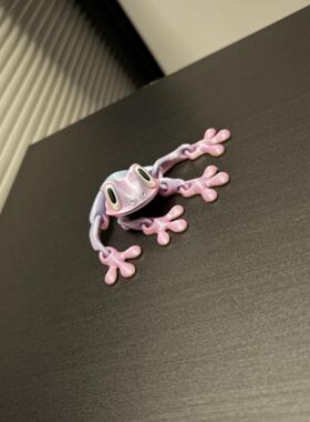 青蛙磁吸冰箱贴关节灵动青蛙玩具树蛙家用创意3D打印磁吸青蛙摆件