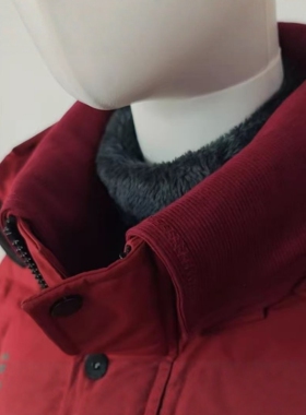 羽绒服防脏领子护领神器磁吸免缝可拆卸假领口棉袄防蹭针织保护套
