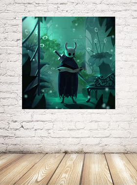 空洞骑士游戏海报周边Hollow Knight壁纸宿舍卧室网咖超大墙贴画
