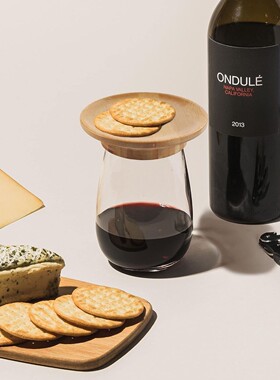 新款Wine Glass Topper Coasters木质家居酒杯装饰杯装饰