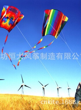 潍坊风筝 彩虹小口袋风筝 小软体长尾巴 儿童风筝 Pockets kite