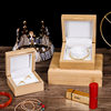 Wooden jewelry packaging box, bracelet, ring, pendant jewelry packaging, earring necklace, bamboo and wood jewelry box