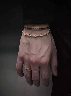 原创星陨坠落系列手链男女钛钢