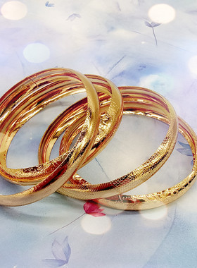 复古夸张宽版叠戴手镯女金属时尚古风镀金毛衣袖口装饰cos饰品