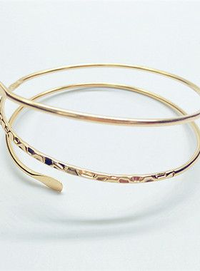 欧美风线形圈圈性感舞台表演臂环