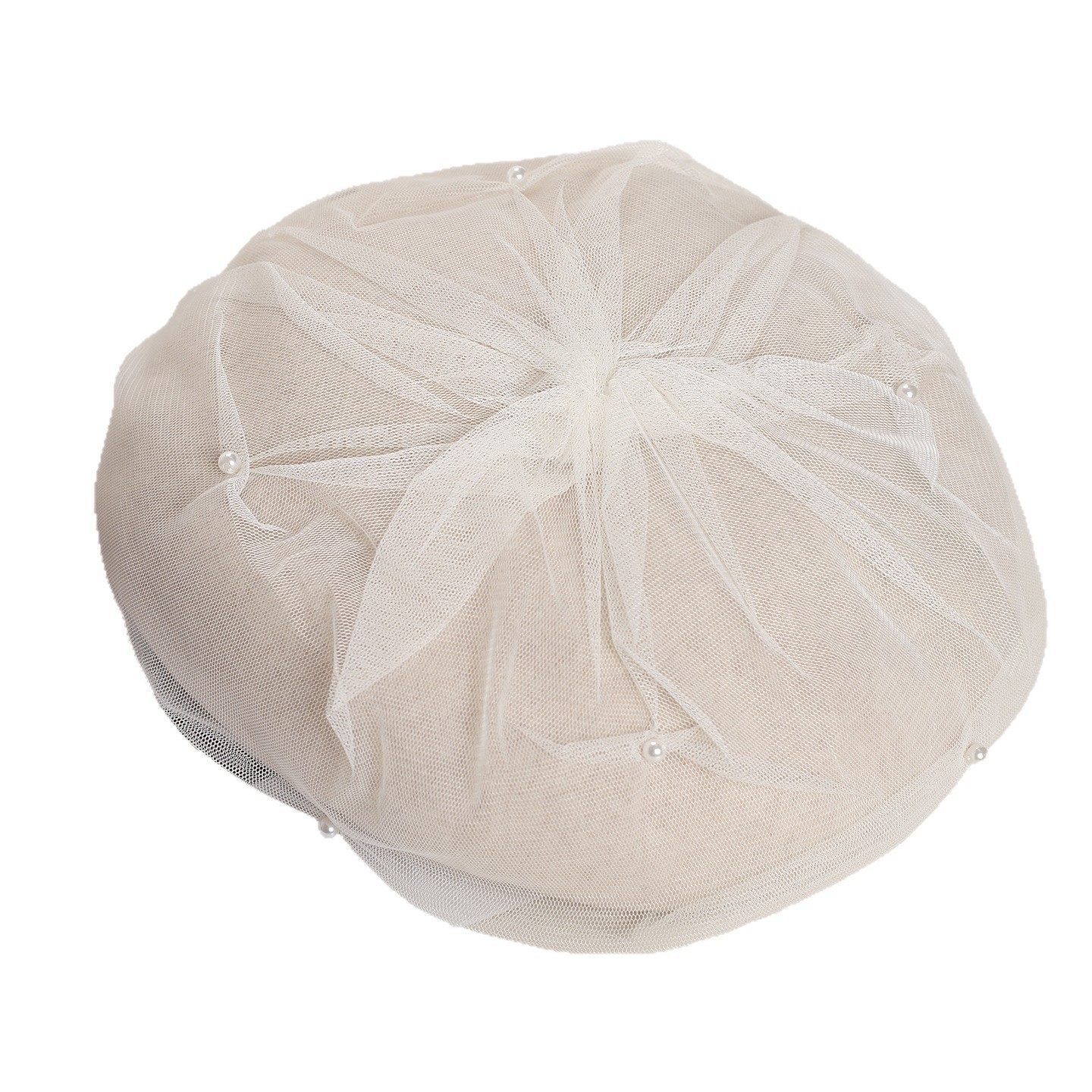 香港潮牌韩版优雅网纱珍珠羊毛贝雷帽子女秋冬复古蓓蕾帽显脸小气,淘宝优惠券,粉丝福利购,淘宝优惠卷