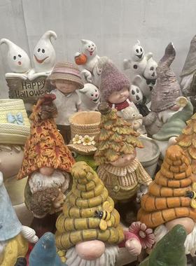 小矮人白胡子侏儒卡通摆件