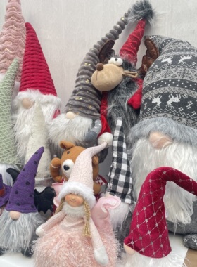 H.X北欧手工羊毛毡圣诞摆件