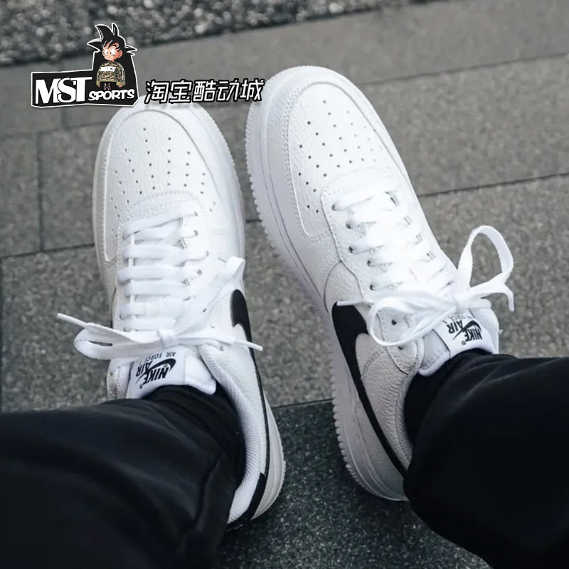 Nike耐克Air Force 1 AF1小权志龙黑白空军一号板鞋CT2302-100-图1