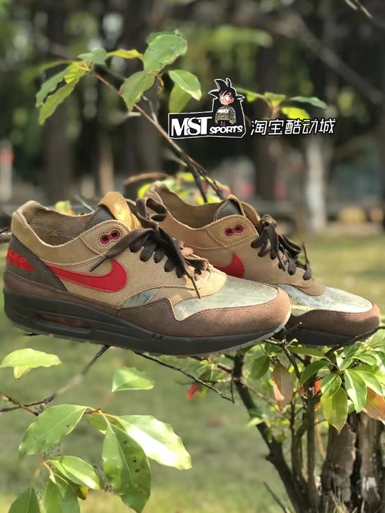 Nike耐克Air Max1 Clot联名死亡之吻陈冠希运动休闲鞋 DD1870-200 - 图1