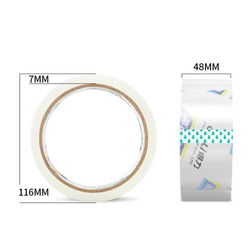 得力封箱胶带30246 透明胶带封箱带胶带纸宽胶带48mm*40y*50um - 图1