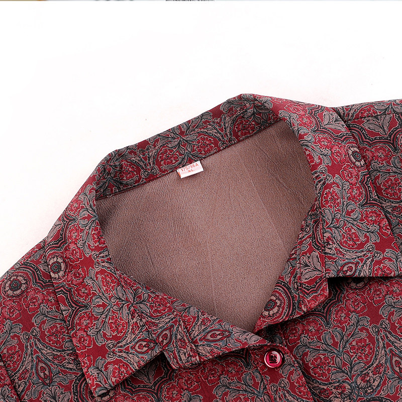 妈妈初秋装高贵50岁60中年女装衬衫 淑音中老年女装