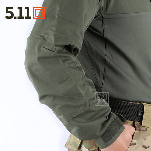 美国5.11 打击者急速弹力TDU衬衫 吸湿排汗快速突击服 72071 - 图1