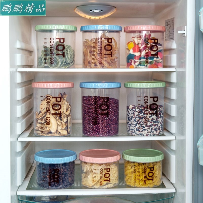 kitchen food plastic storage container box can tin bottle - 图1