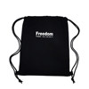 Simple canvas drawstring backpack custom-made