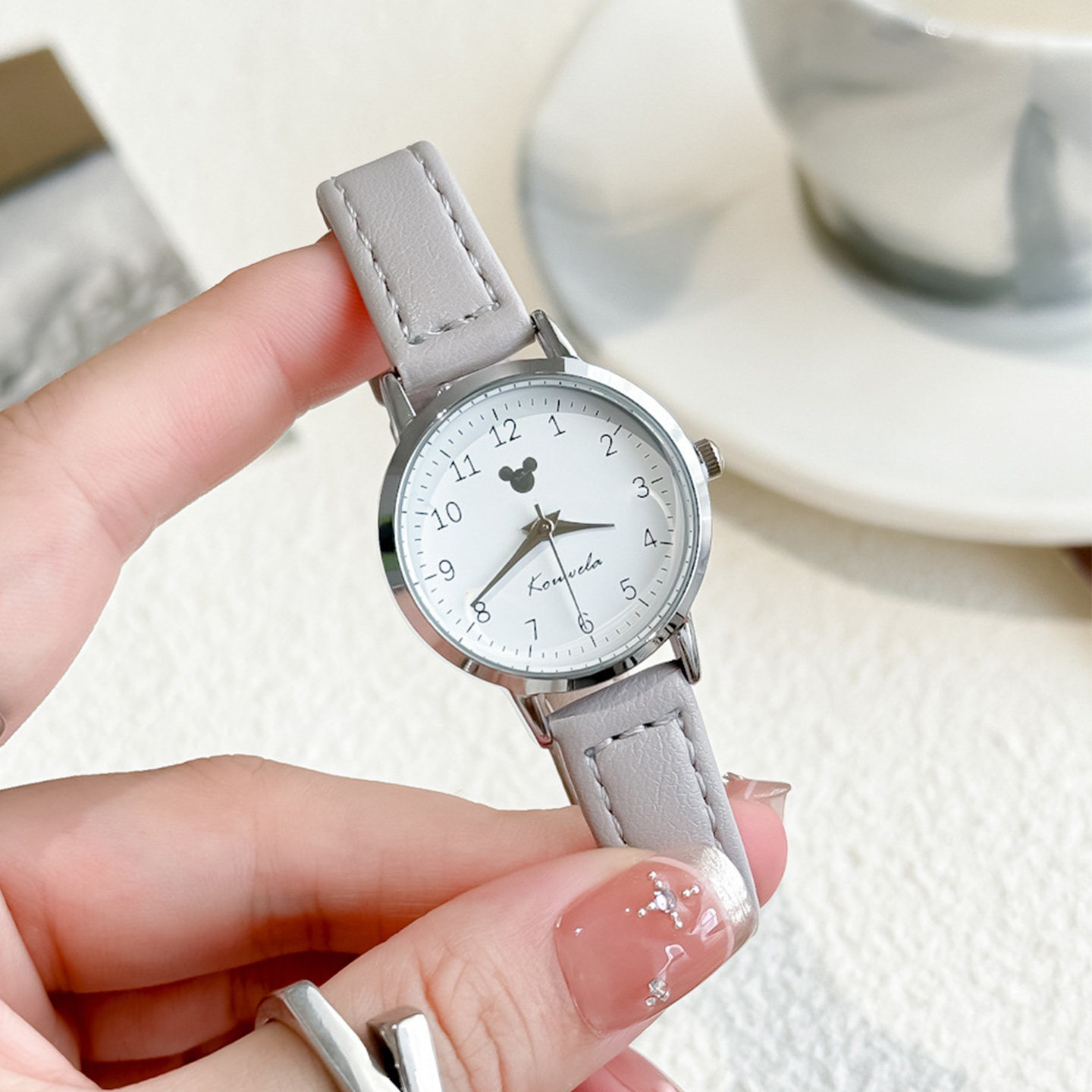 米奇儿童手表女小学生初中生6到12岁2025新款只看时间指针石英表,淘宝优惠券,粉丝福利购,淘宝优惠卷