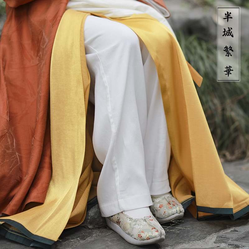 半城繁華原创汉服 舒适柔软松紧腰+抽绳调节的棉质汉服打底衬裤,淘宝优惠券,粉丝福利购,淘宝优惠卷