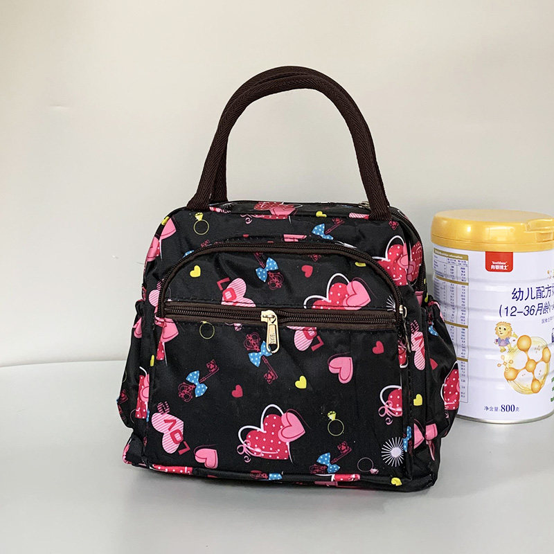 手提包便当饭盒袋女包防水牛津布妈妈多口袋中年买菜上班带饭布包,淘宝优惠券,粉丝福利购,淘宝优惠卷