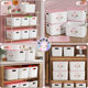 Desktop storage box miscellaneous snacks with cover