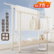 New floor-standing clothes drying rack balcony clothes drying rack folding