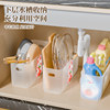 Extra-large cabinet desktop clip storage box with cover