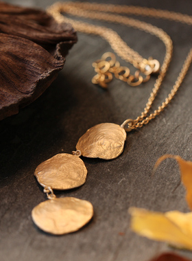 小众贝壳设计感ins冷淡风毛衣链