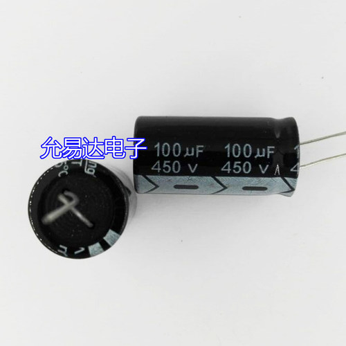 450V 100UF铝电解电容18*35MM 【5只】 - 图0
