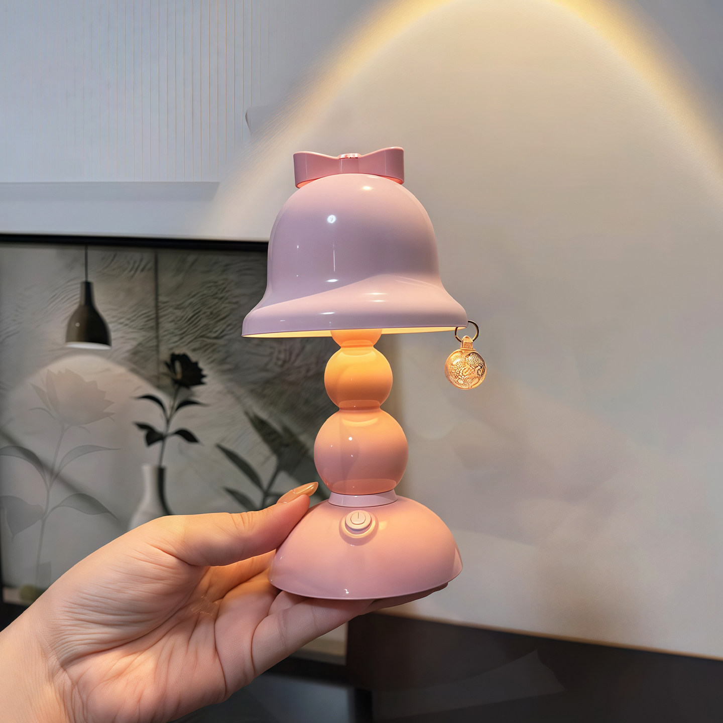 蝴蝶结小夜灯卧室睡眠台灯2025新婴儿喂奶护眼灯LED复古桌面摆件,淘宝优惠券,粉丝福利购,淘宝优惠卷