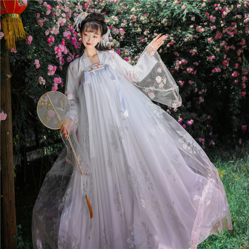 古装正品原创中国风夏季仙气汉服 麦括民族服装/舞台装