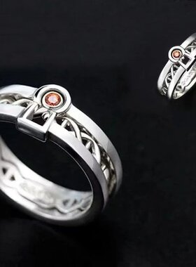 动漫名侦柯南周边戒指百搭系列饰品动漫卓越合一开口可调节款式