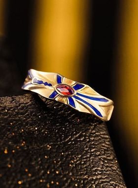 Fate戒指英雄王吉尔伽美什金闪闪饰品指环幸运动漫周边fate送好友