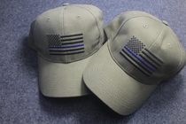 Military Tactical Roscoe American Starry Flag Grey Army Green 4425 Embroidered Cotton Baseball Cap All Sizes (6)