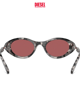 [礼物]DIESEL男女同款椭圆形时尚太阳镜墨镜LX200400LEN