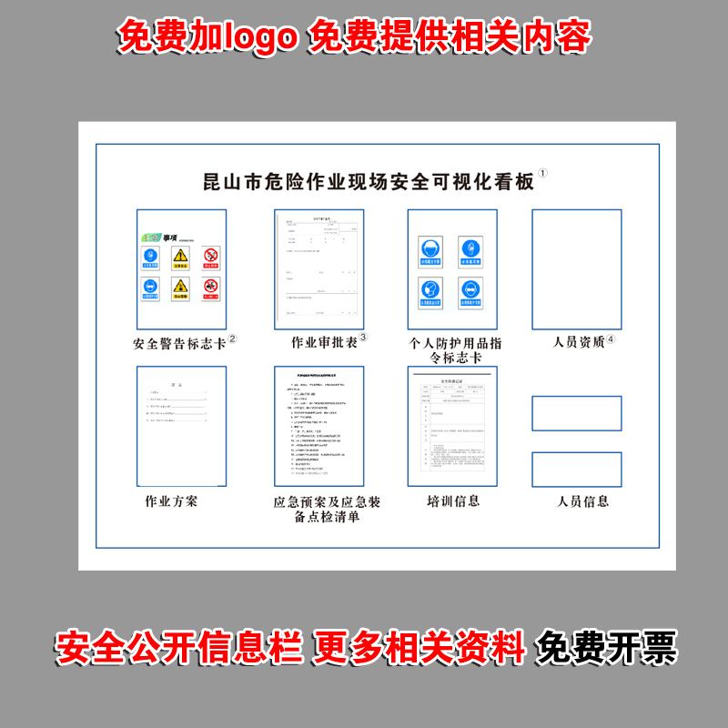 危险作业现场安全可视化看板班组岗前五分钟安全宣讲点班前班后 - 图2