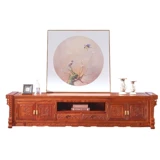 Национальный стандартный махогановый телевизионный шкаф Hedgehog Rosewood Floor Sainet Новая китайская живая мебель Комбинированная контейнер четыре сезона цветы и телевидение