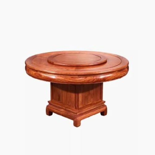 Национальный стандартный махогановый круглый обеденный стол и стул Комбинированный ежа розовое дерево