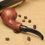 Newbee Rosewood Bighting Fighting Men's Handmade с твердым древесином изгибание сигарет Старые традиционные фильтры специальные аксессуары для дыма