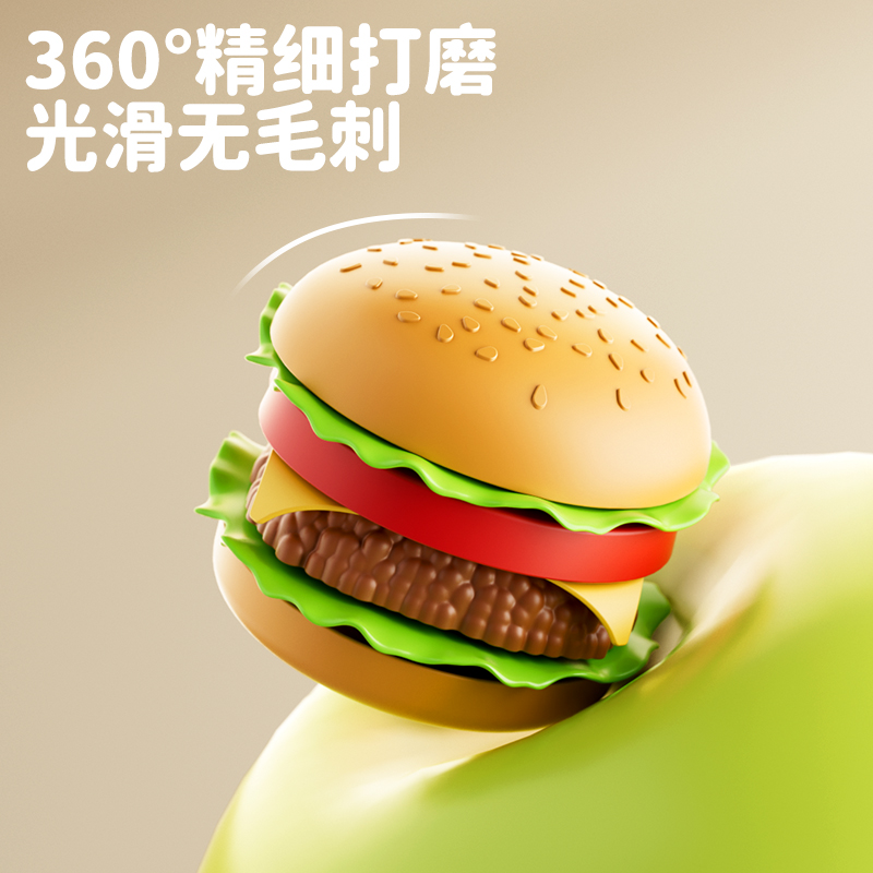 儿童益智玩具过家家快餐汉堡女孩生日礼物披萨套餐男仿真炸鸡薯条