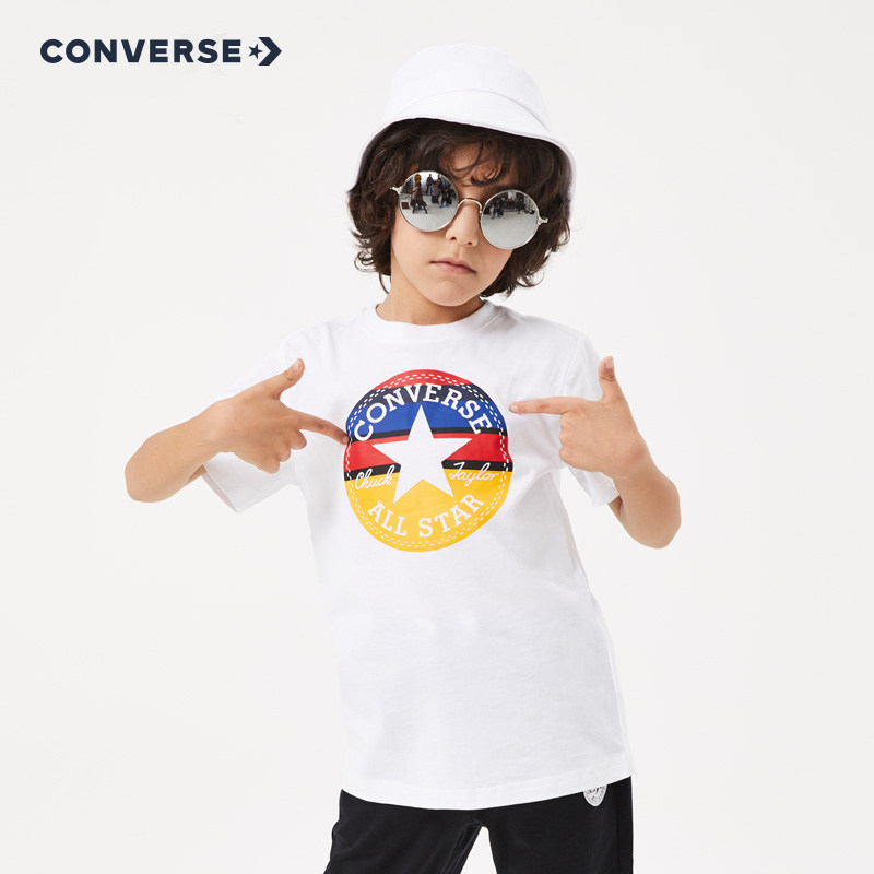 converse t儿童中大童小童宝宝t恤 converse永兴东润T恤