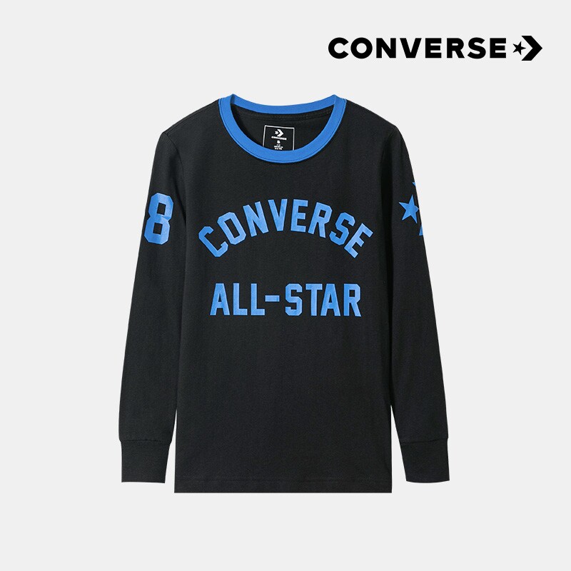 converse童装男童长袖t恤年打底衫 converse永兴东润T恤