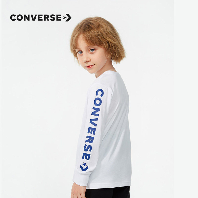 converse童装男童圆领纯棉儿童t恤 converse永兴东润T恤