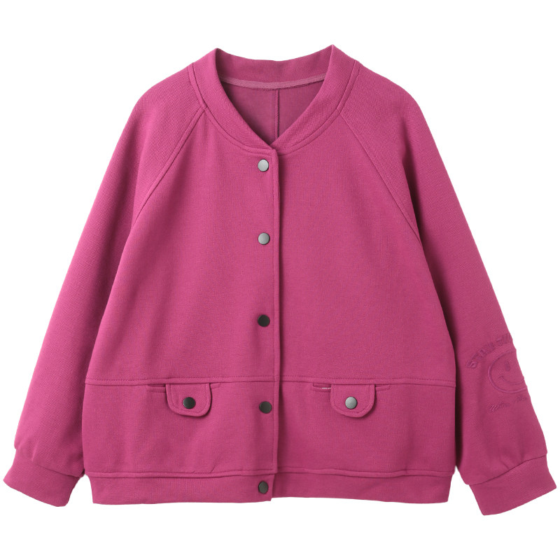 商场专柜撤回女装韩版大码夹克外套秋洋气宽松刺绣上衣休闲棒球服,淘宝优惠券,粉丝福利购,淘宝优惠卷