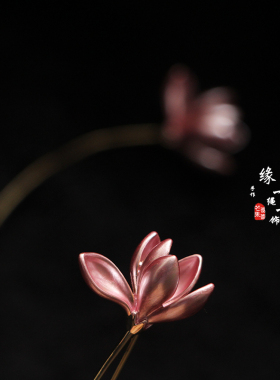 文艺风白玉兰花大气围巾配饰别针